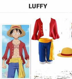 (1) Monkey D. Luffy Child Costume SZ XS / 110 /Age 4T/5T