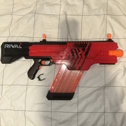 Nerf Rival Khaos MXVI-4000 Motorized Blaster Red Working w/ Mag