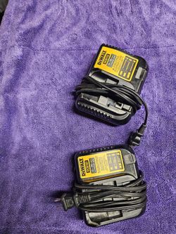 2 used Dewalt chargers