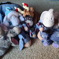 Vintage Eeyore Plush Lot