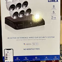Lorex 2TB Wired DVR System Cameras 