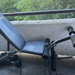 Bench And Includes Weight $80