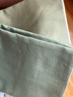 Ombré green blackout curtains