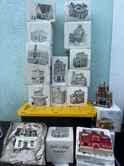 Department 56 Snow Village Houses – $20 Each