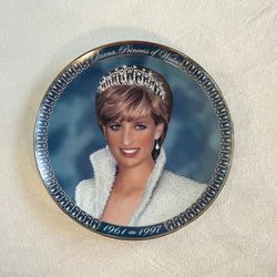 New- Princess Diana, Princess of Whales 8 Inch Plate