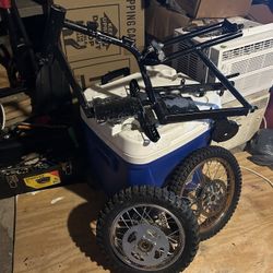 72 V 5000 W Motor Paid 600 For It Five Of 12 V Battery Motor In The Batteries Can Go Up To 70 Mph. The Range Is 90.