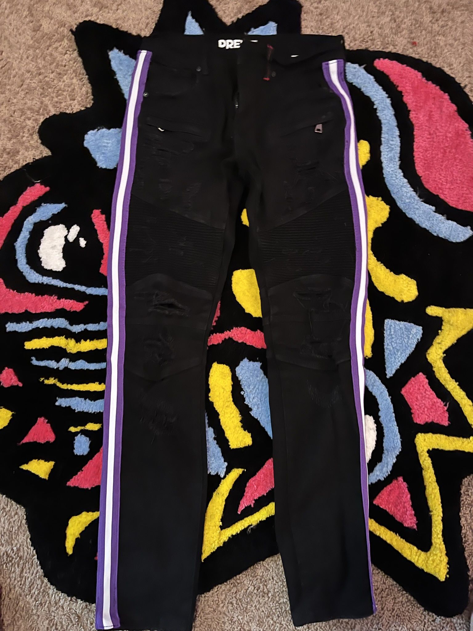 Purple Designer Jeans