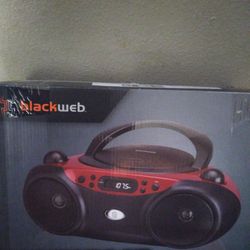 Blackweb Bluetooth CD player with Digital FM Radio