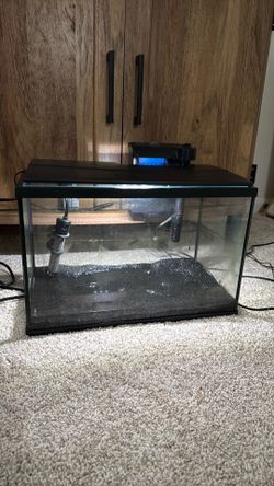 5 gallon top tin fish tank