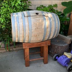 Wine Barrel Ice Chest