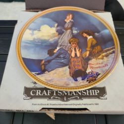 "Waiting on the Shore" Bradford Exchange Plate