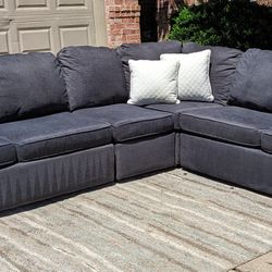 Navy Sectional Couch, DELIVERY AVAILABLE!!