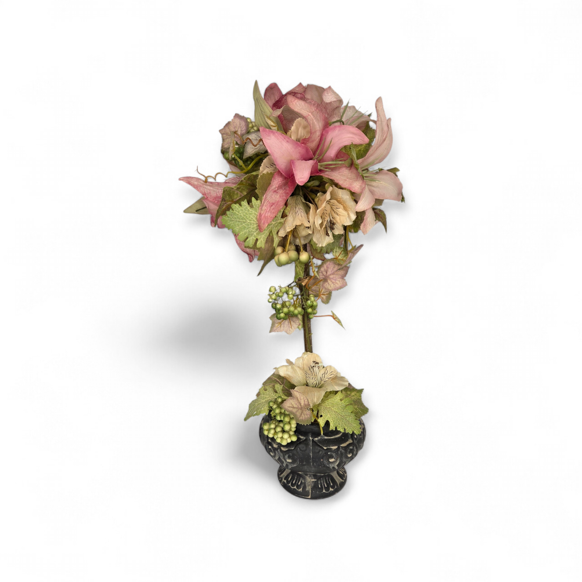 Home Interiors Lily Topiary Floral Home Decor 2 Ft Tall Spring