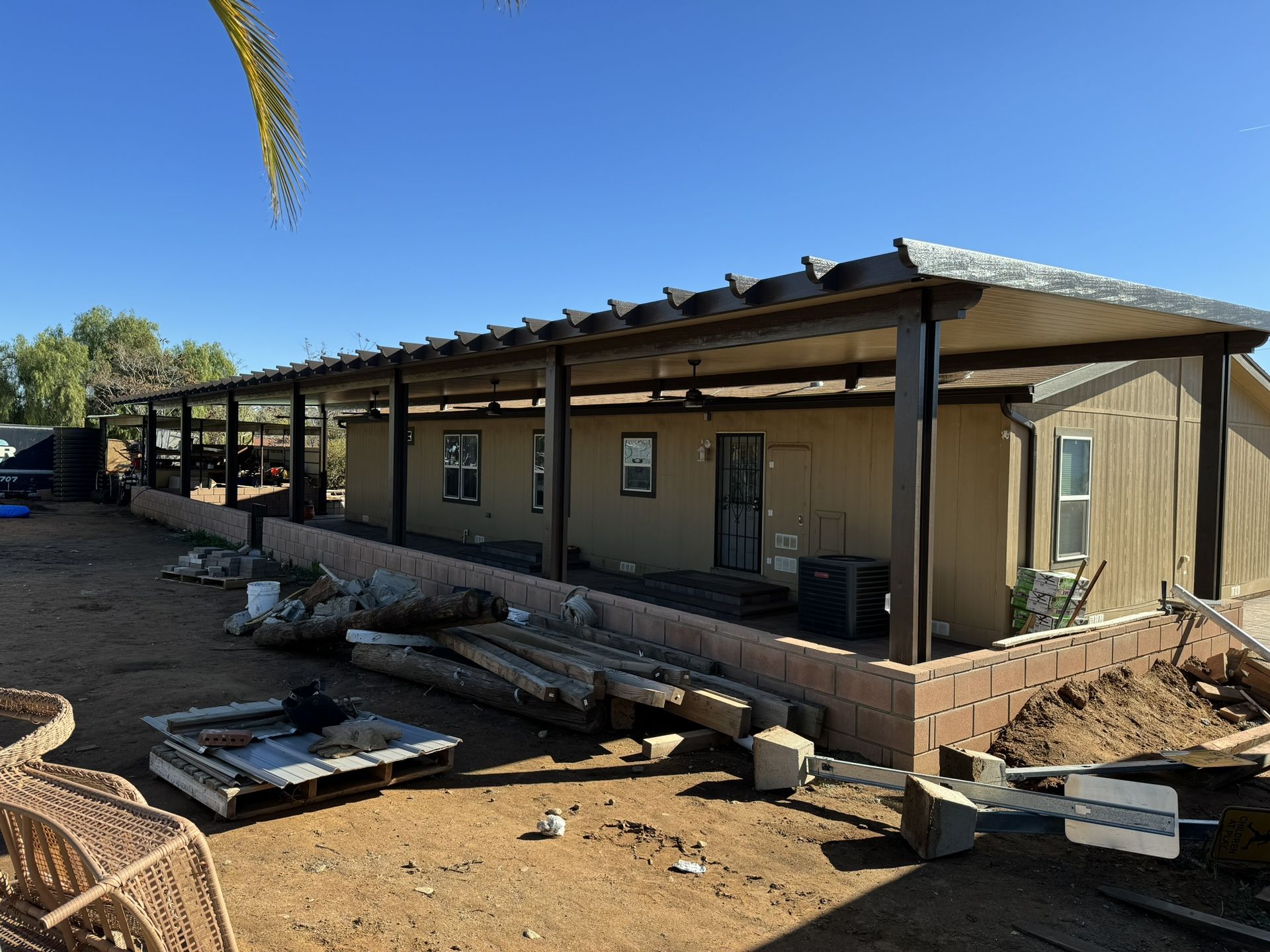 12x16 SOLID ALUMINUM PATIO COVER