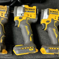 Dewalt Compact Wrench And Impact Driver 