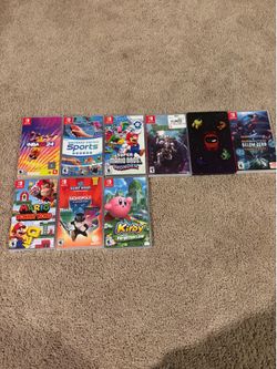 Nintendo Switch Game Bundle – Mario, Kirby, Subnautica + More