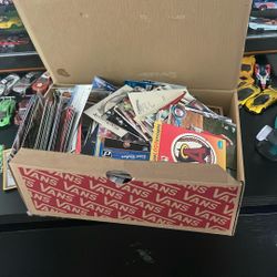 Random Assortment Of Baseball Cards, Football Cards In Basketball