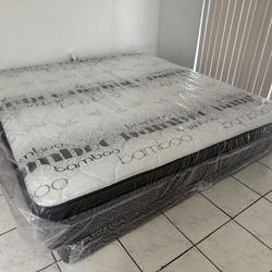 NEW MATTRESS KING SIZE PILLOW-TOP WITH BOX SPRING 