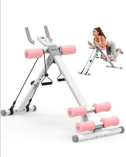 Ab Workout Machine Adjustable Ab Trainer Abdominal Trainer for Home Gym Foldable Ab Crunch Machine for Core 440 LBS. 5165/2595