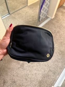 Lululemon Black Nylon Zip Pouch