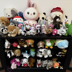 Moving Sale - 57 Stuffed Animals (less Than $3.5 Each) 