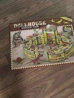 Dollhouse Dinosaur Theme DIY Playset