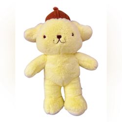 NWOT Build-A-Bear Sanrio Pompompurin Plush 15” Yellow Dog w/ Brown Beret – Pristine Hello Kitty & Friends BAB