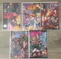 Gen 13 1994 - 4 issue miniseries plus bonus