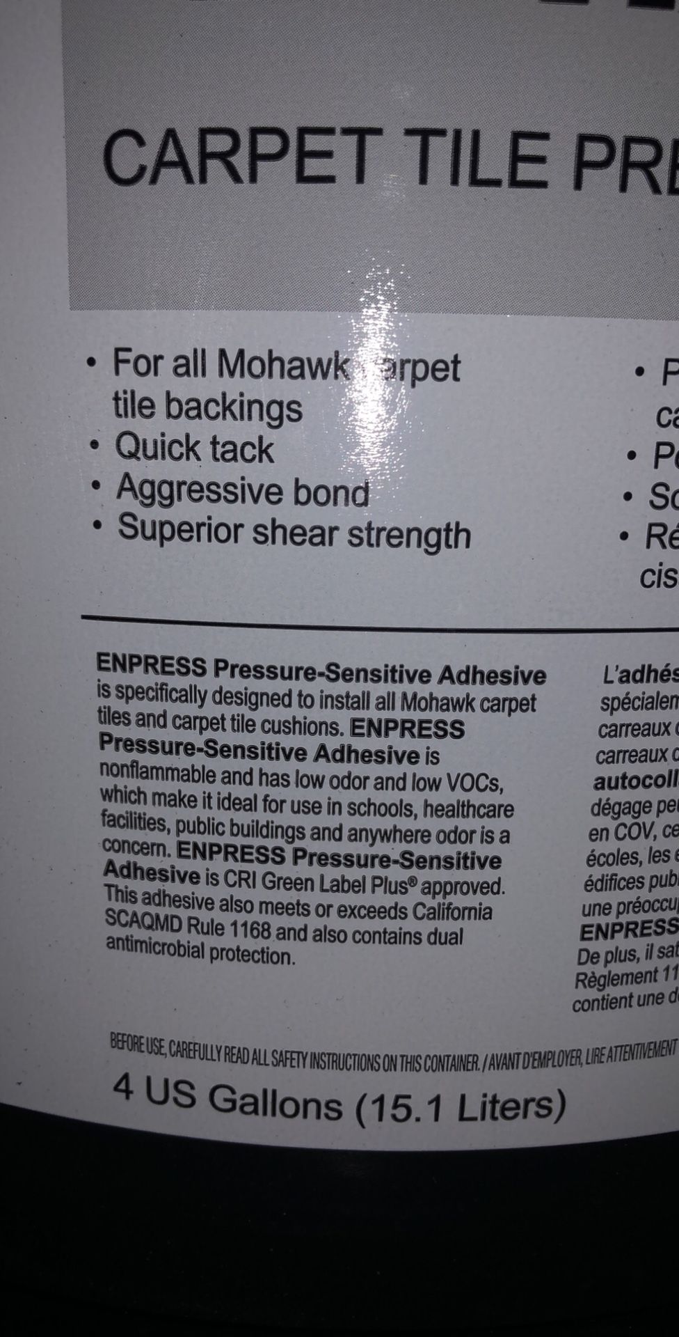 Mohawk Carpet tile Adhesive for Sale in San Jose, CA OfferUp