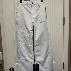 Kids Arctic White Snow Pants Size Large 
