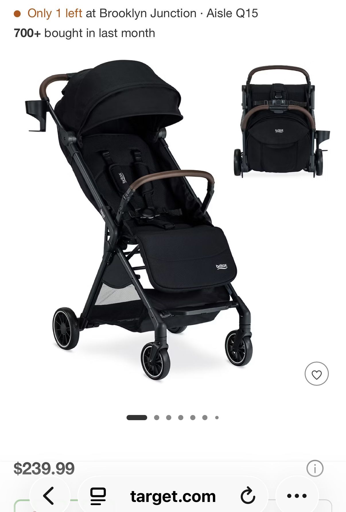 Britax Juniper Compact Stroller