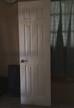 White Closet door