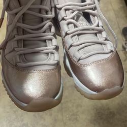 JORDAN 11 Retro Low Rose Gold Women's