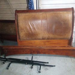 Antique Sleigh Bed 