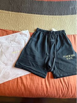 Black Essentials F.O.G.S. Shorts Size Medium