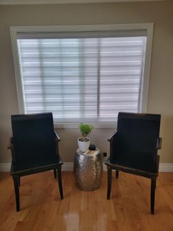 Two beautiful solid wood chairs