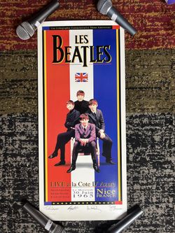 Les Beatles Commemorative 30th Anniversary Limited Edition Poster 