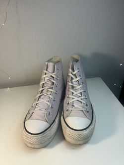 Purple Platform Converse