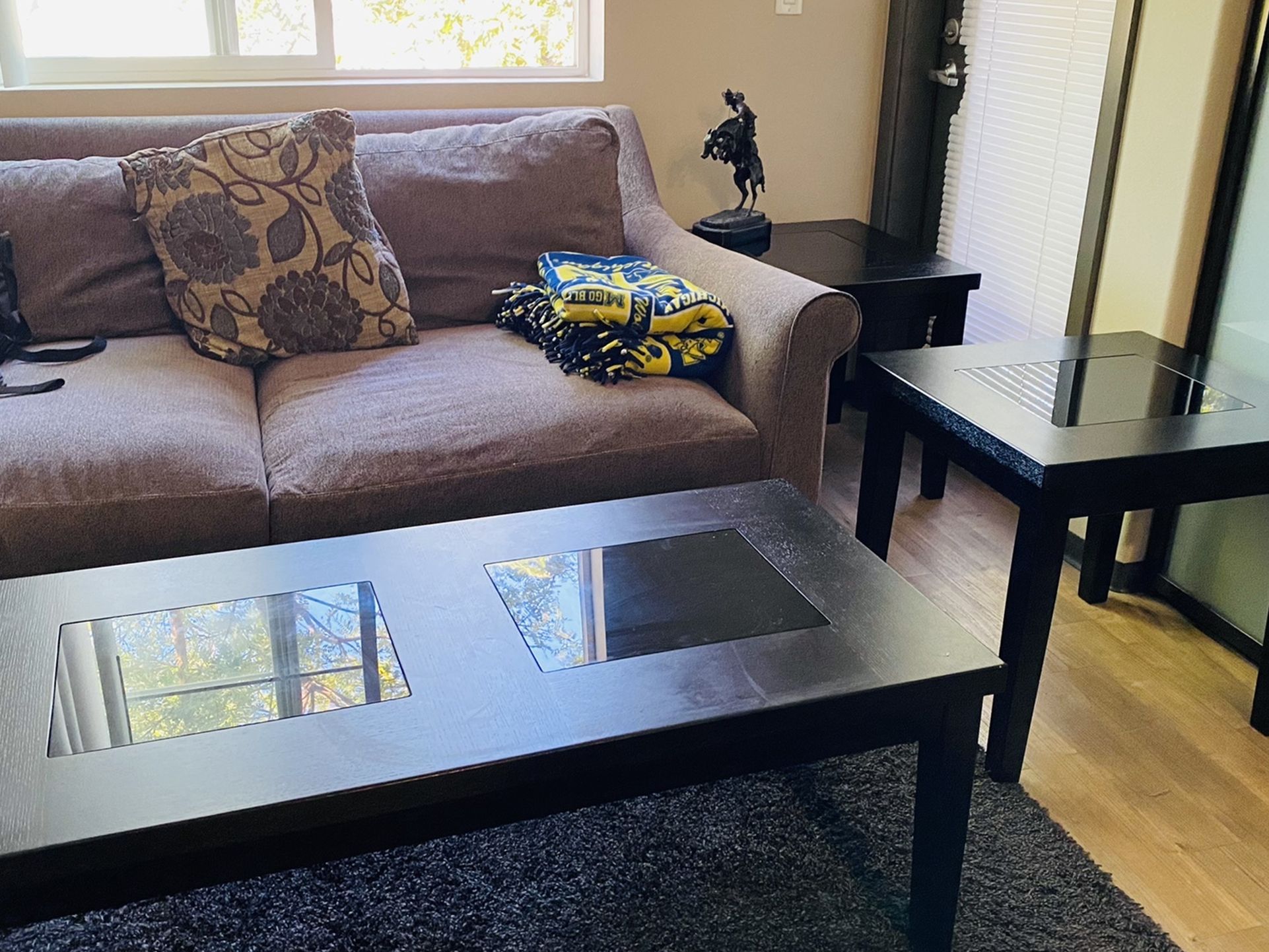 Coffee Table With Two Ends Table