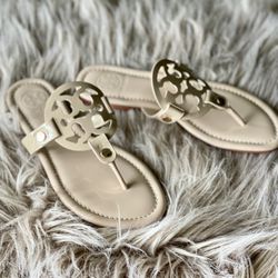 Tory Burch  Nude Patent Leather Size 5.5