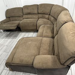 5-Piece Sectional Couch w/ Recliner – Excellent Condition