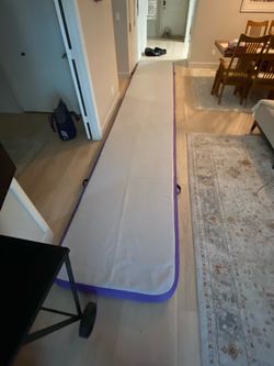 Tumbling mat - gymnastics safe inflatable portable strong and 20ft long