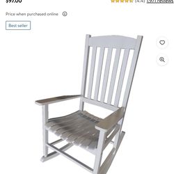 New In Box Mainstays Rocking Chair