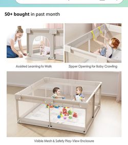 Baby Playpen. 2 Sided Mat. New In Box