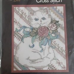 Cross Stitch Cat / Kitten Kits New