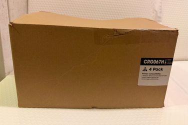 CRG067H Compatible Toner 4-Pack BK/C/Y/M for Canon i-SENSYS MF651/655/657