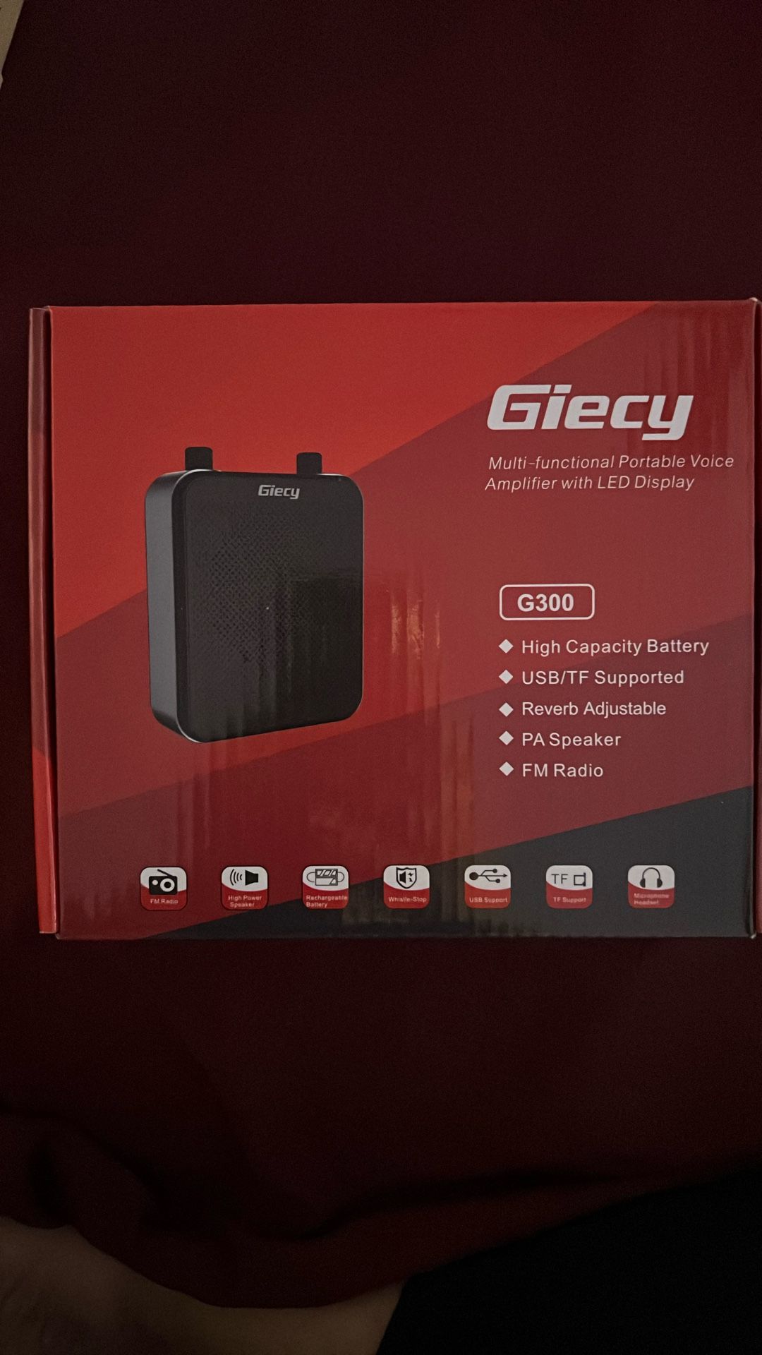 Giecy Portable Voice Amplifier G300