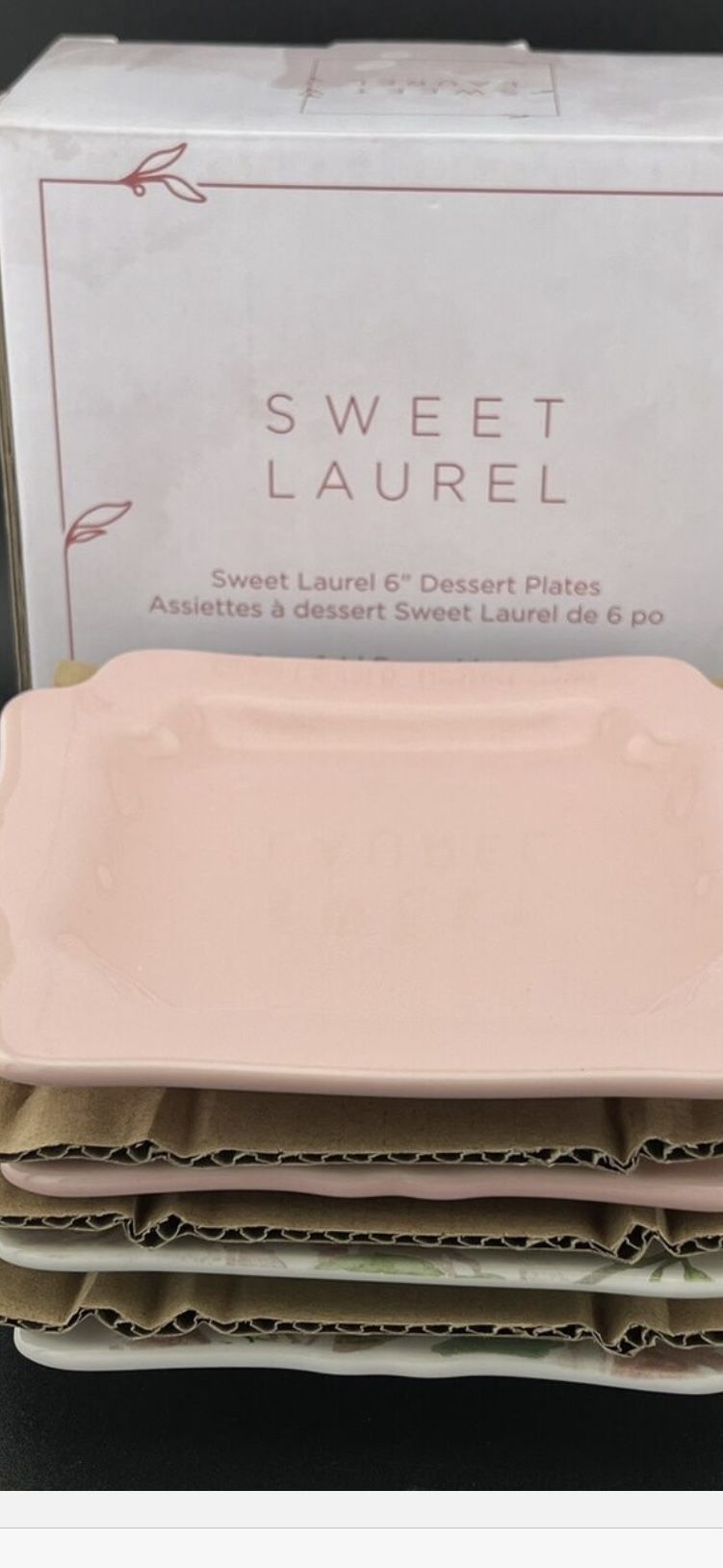 Sweet Laurel Dessert Plates