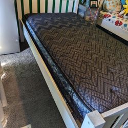 Wood  Twin Bed 