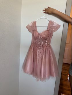 pink dress